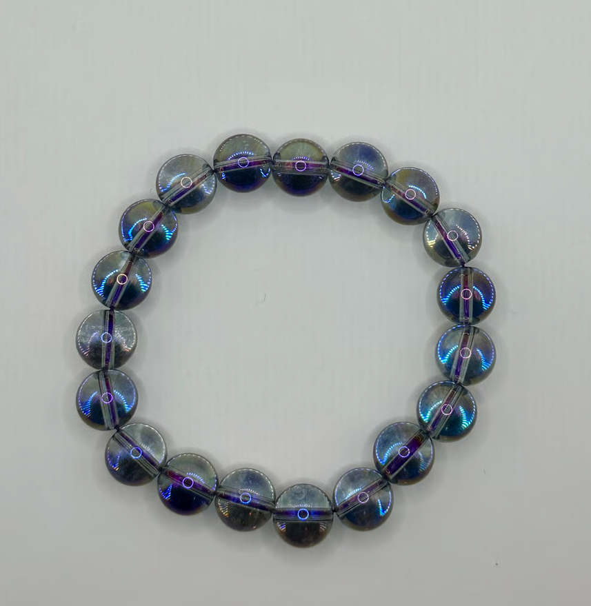 【スペイン発・全世界送料無料】オーラクオーツアメジスト10mm天然石パワーストーン