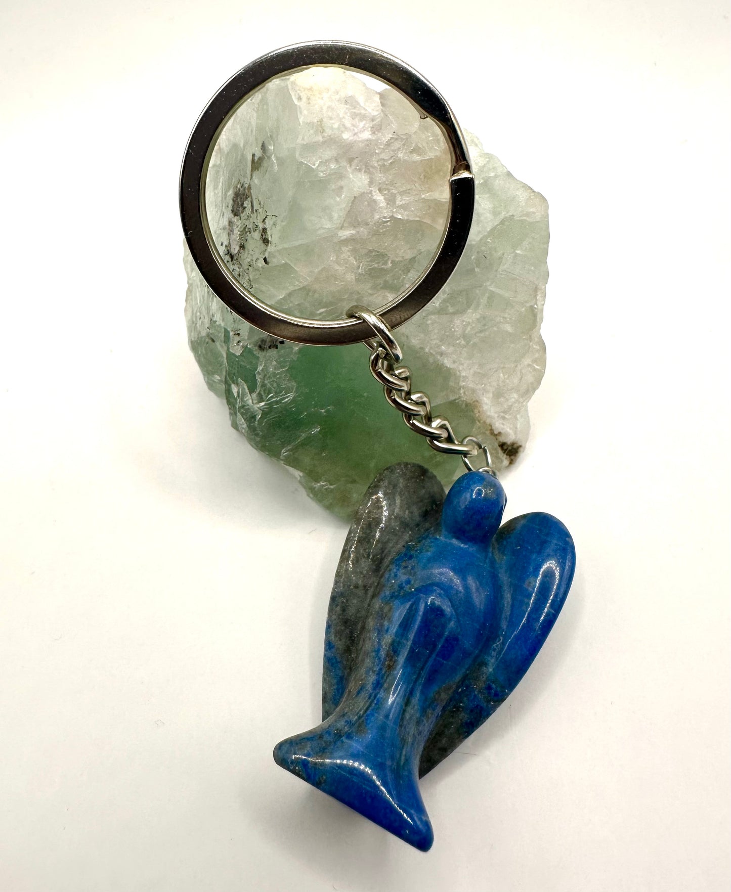 【スペイン発・全世界送料無料】ラピスラズリエンジェルキーチェーン