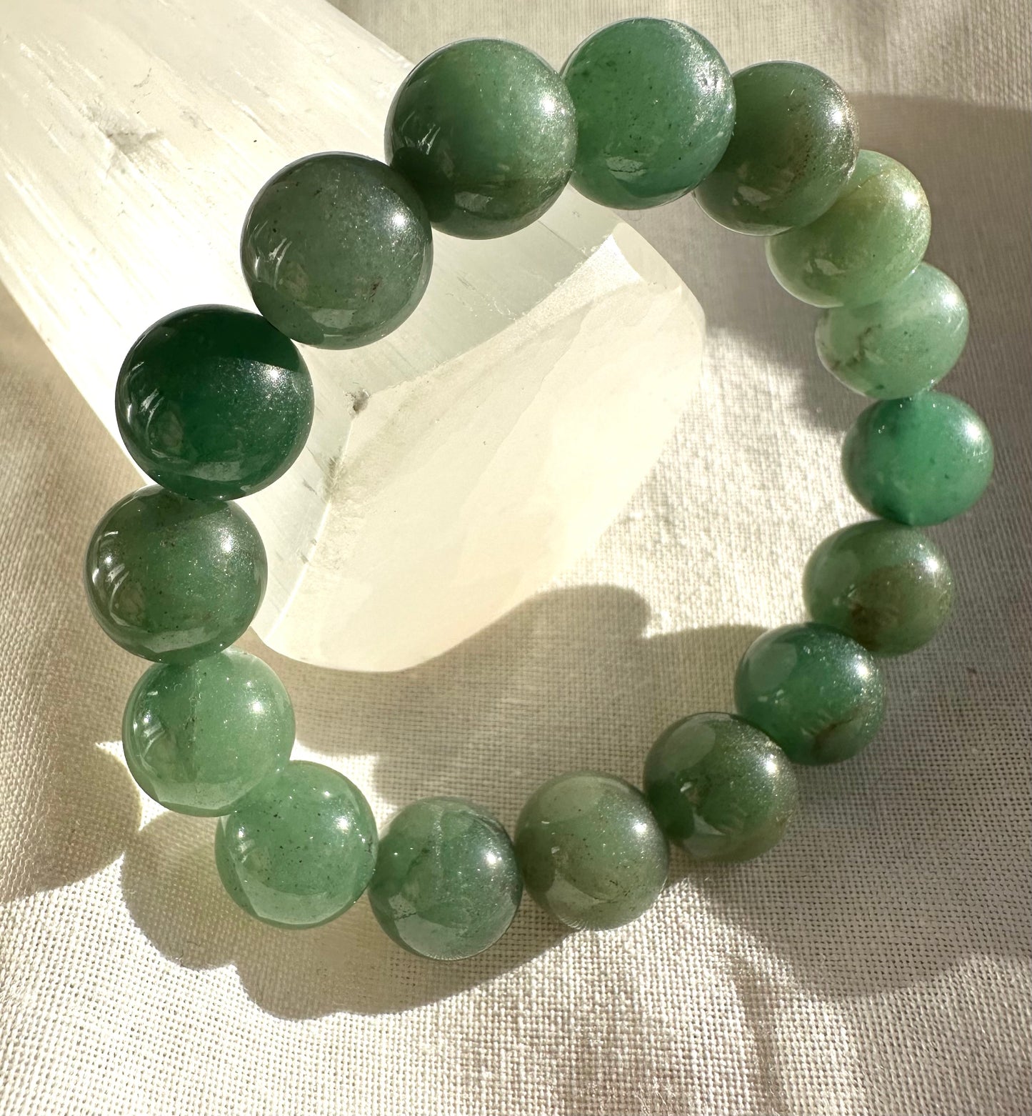 【スペイン発・全世界送料無料】グリーンアベンチュリン12mm