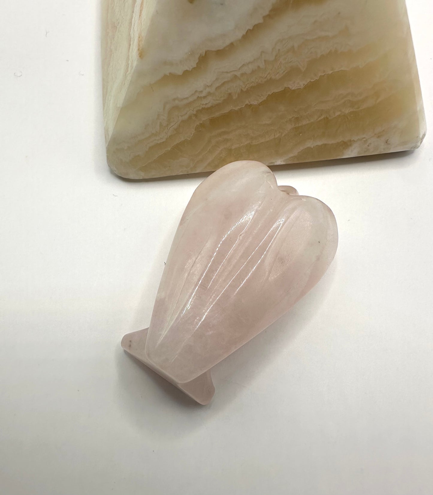 【スペイン発・全世界送料無料】 ローズクオーツエンジェル