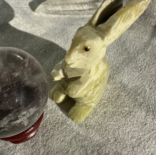 【スペイン発・全世界送料無料】【残1】サーペンティンジェードうさぎ