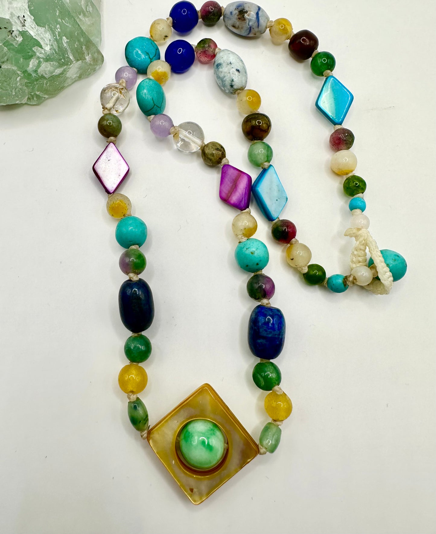 【スペイン発・全世界送料無料】ハンドメイドネックレスアゲート