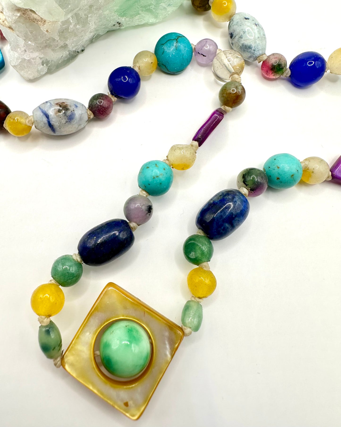 【スペイン発・全世界送料無料】ハンドメイドネックレスアゲート