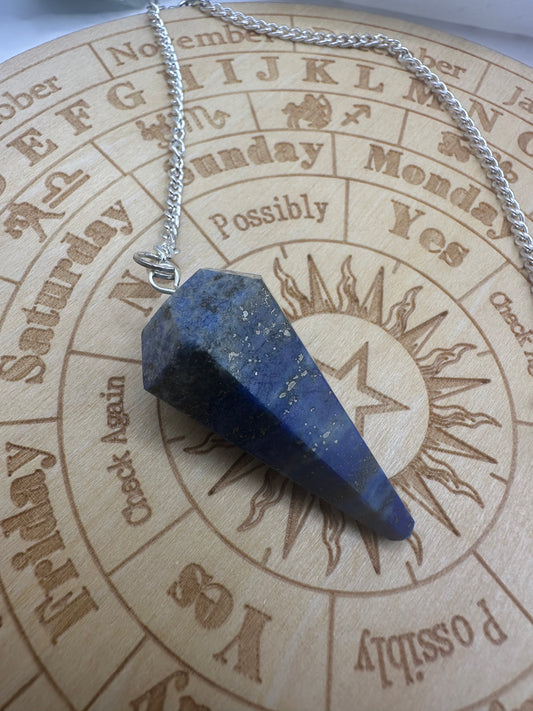 【スペイン発・全世界送料無料】Magic Pendulum 潜在意識とつながるマジック・ペンデュラムセット【ラピスラズリ】