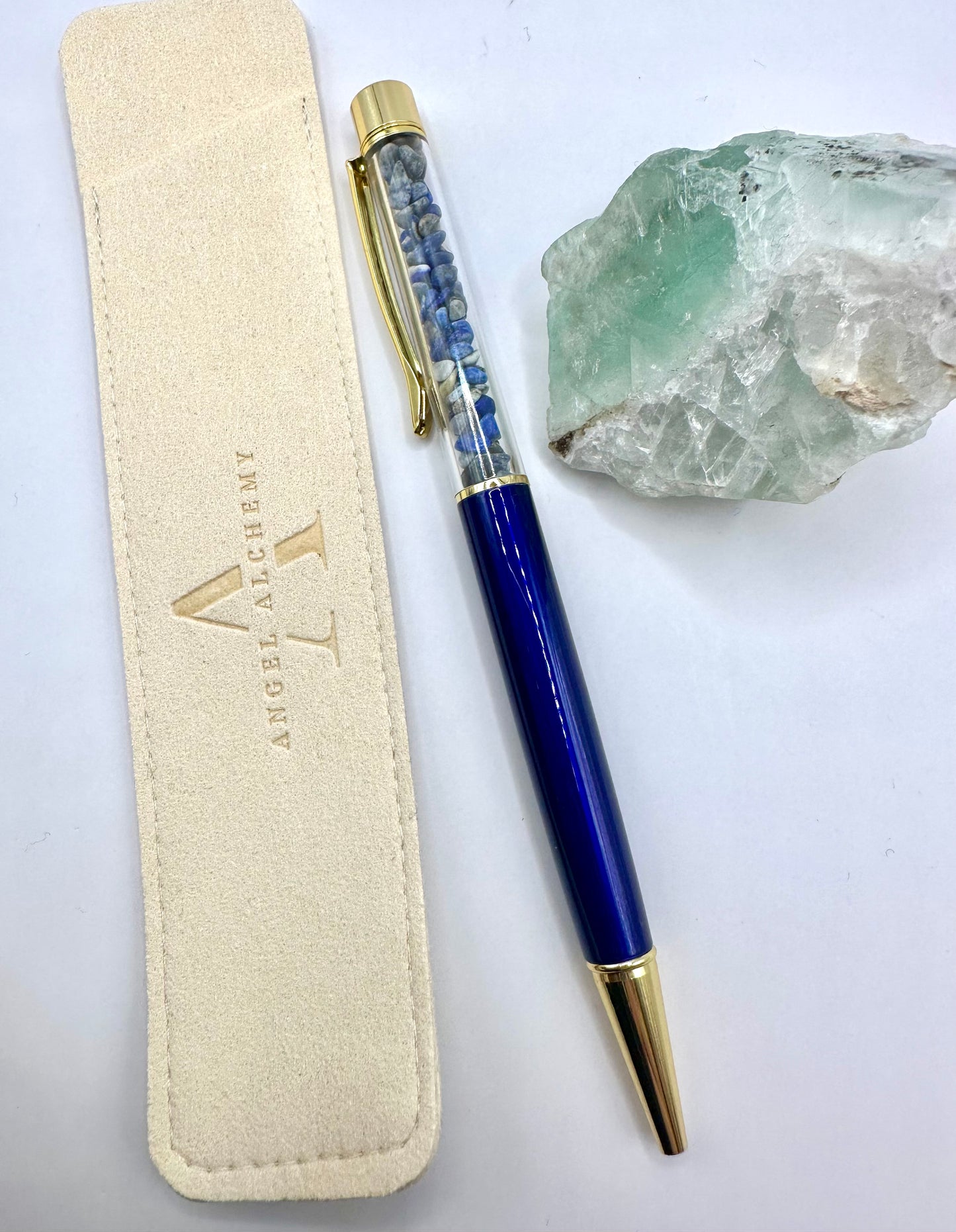 残3【スペイン発・全世界送料無料】ラピスラズリ願望成就ペン