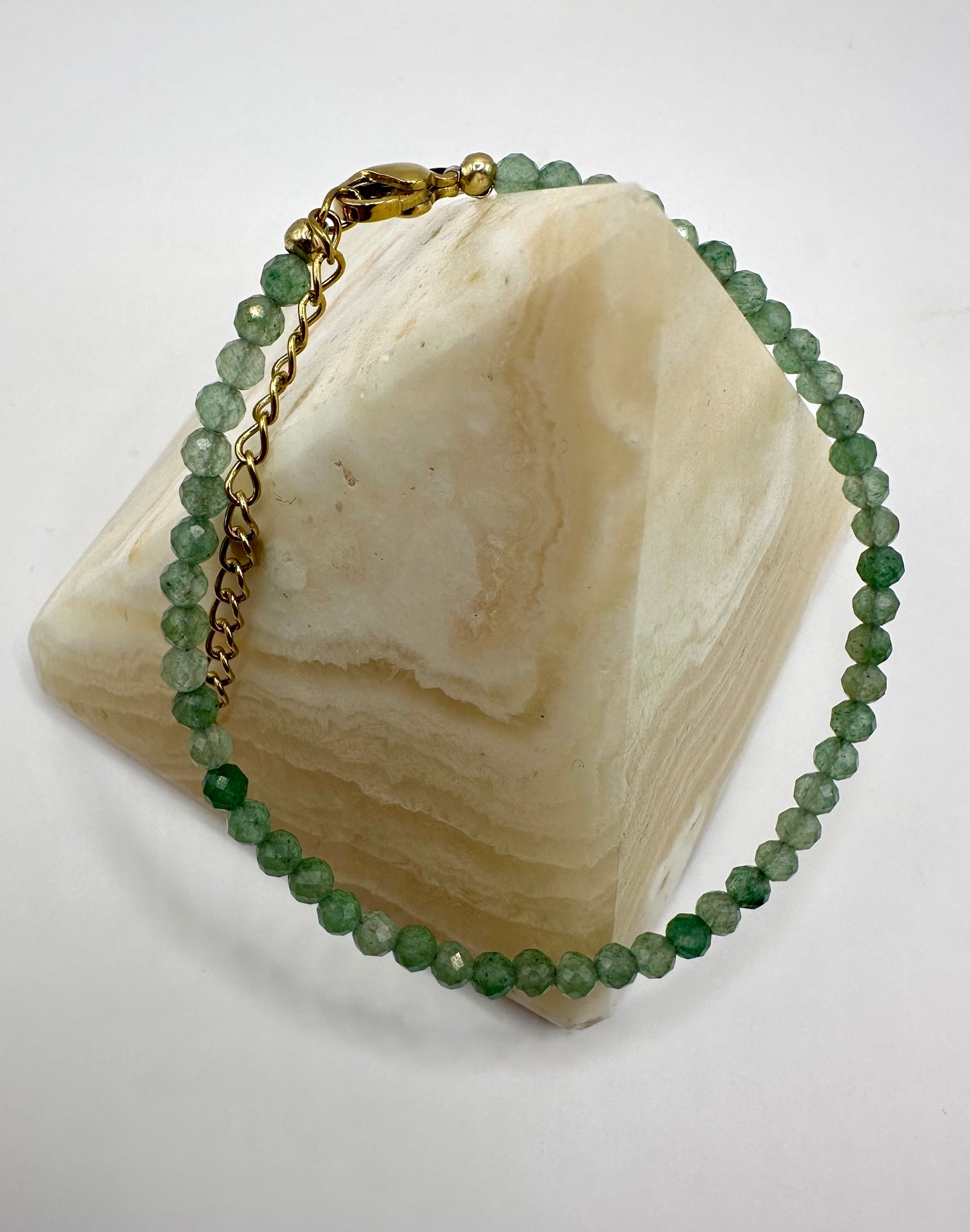 【スペイン発・全世界送料無料】グリーンアベンチュリンブレスレット