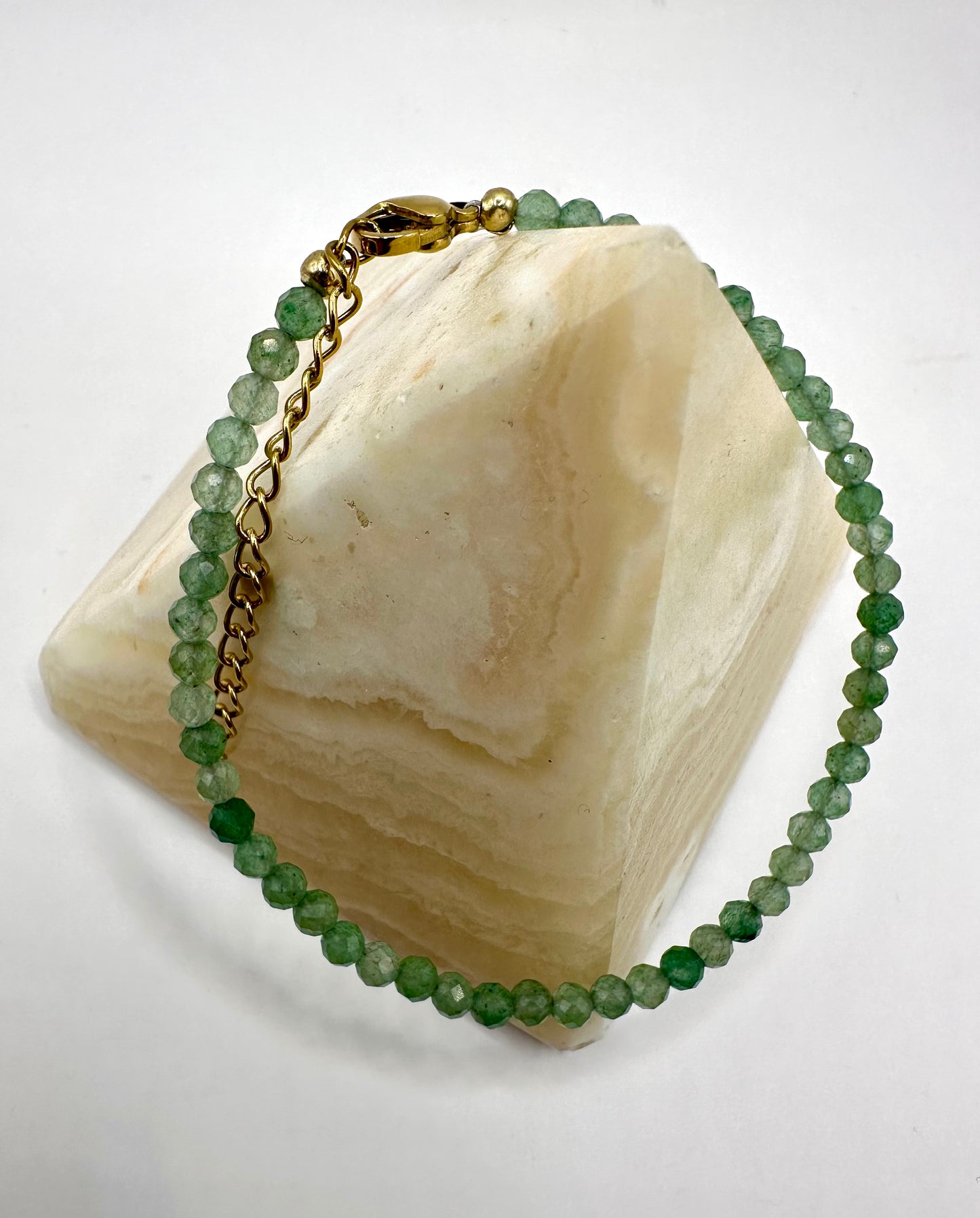 【スペイン発・全世界送料無料】グリーンアベンチュリンブレスレット