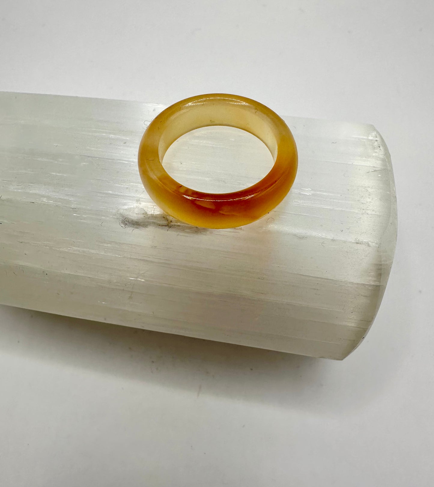 【スペイン発・全世界送料無料】アゲートオレンジリング