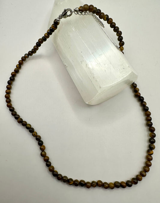 タイガーアイネックレス