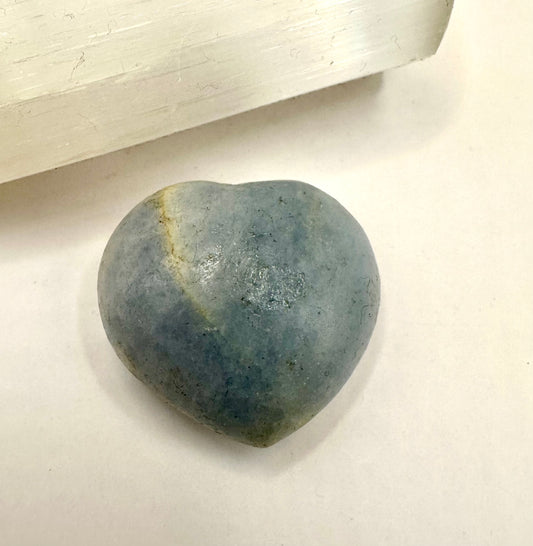 【スペイン発・全世界送料無料】ブルーセレスタイトハート