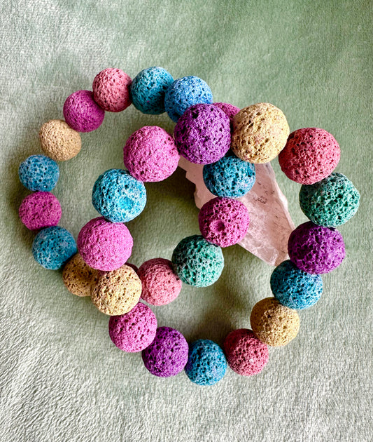 【スペイン発・全世界送料無料】Lavaチャクラブレスレット