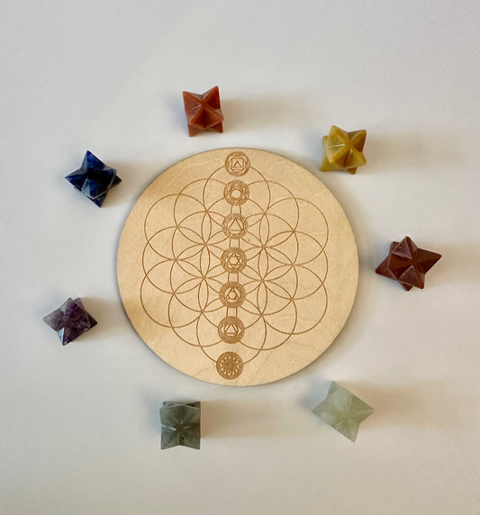 【スペイン発・全世界送料無料】Merkaba7 ― ７つの光で整うチャクラエネルギーセット