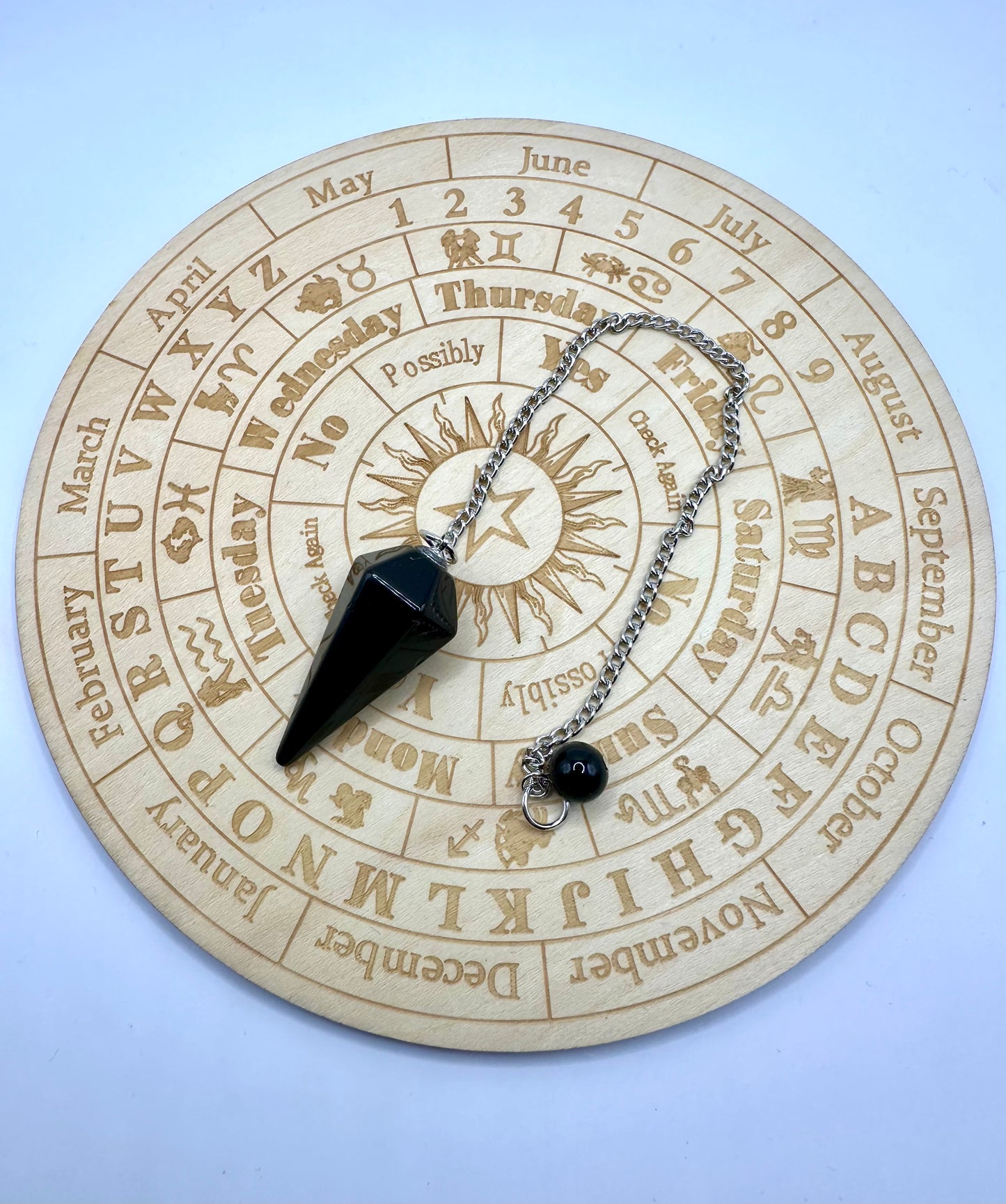 【スペイン発・全世界送料無料】Magic Pendulum 潜在意識とつながるマジック・ペンデュラムセット【グリーンアベンチュリン】