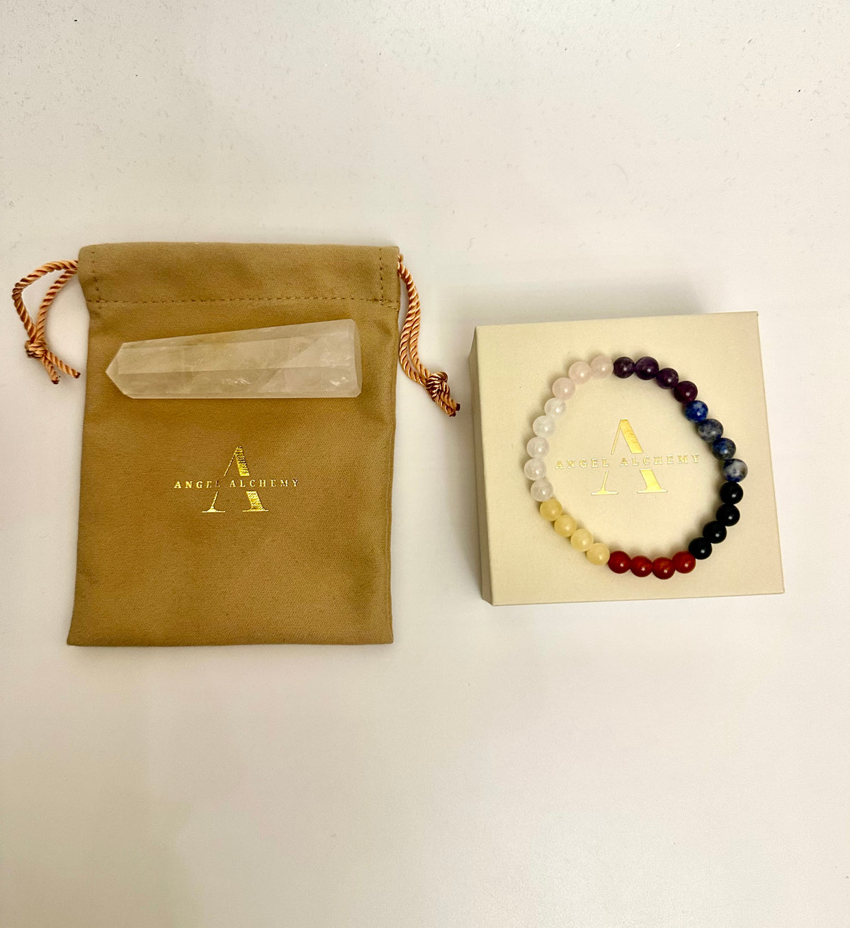 【浄化タワー付】11:11 WEALTH SPECIAL SET 金運・幸運・願望実現の天然石ブレスレット＋浄化水晶タワー付
