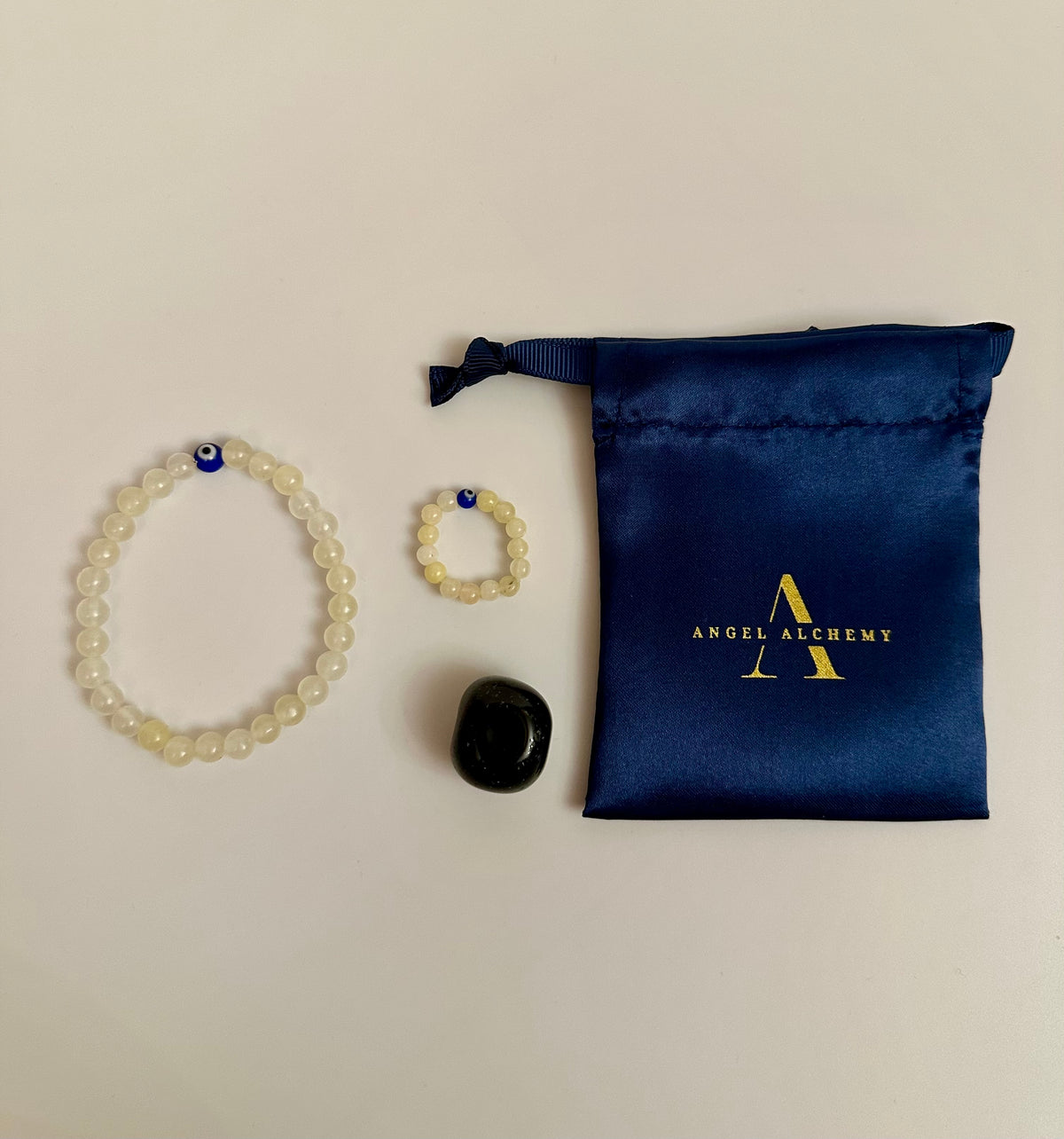 EVIL EYE お守りセット｜イエロージェード