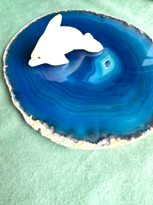 【スペイン発・全世界送料無料】アゲート浄化プレート①