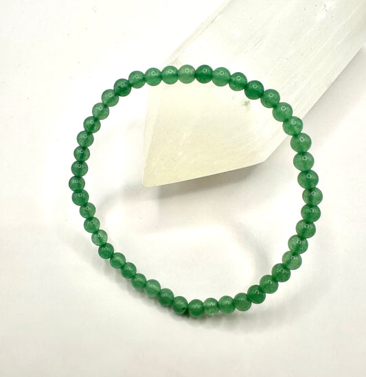 【スペイン発・全世界送料無料】グリーンアベンチュリンブレスレット3-4mm