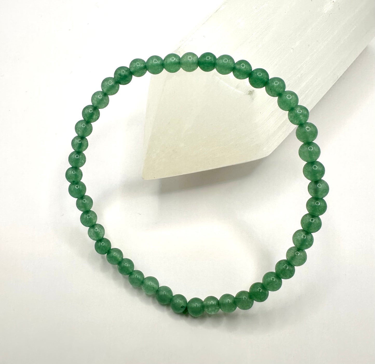 【スペイン発・全世界送料無料】グリーンアベンチュリンブレスレット3-4mm