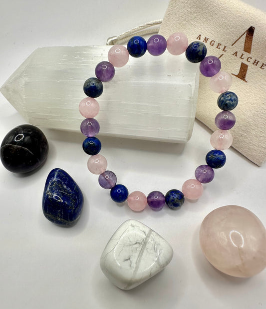 【スペイン発・全世界送料無料】癒しと浄化のブレスレット【パワーストーン４個おまけ付】 (コピー)