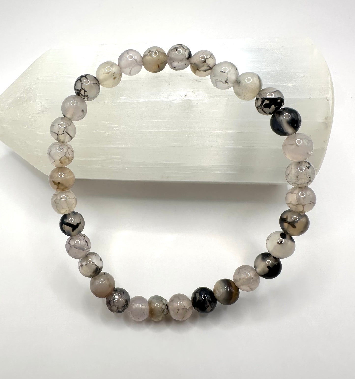 【スペイン発・全世界送料無料】ドラゴンベインアゲート6mm