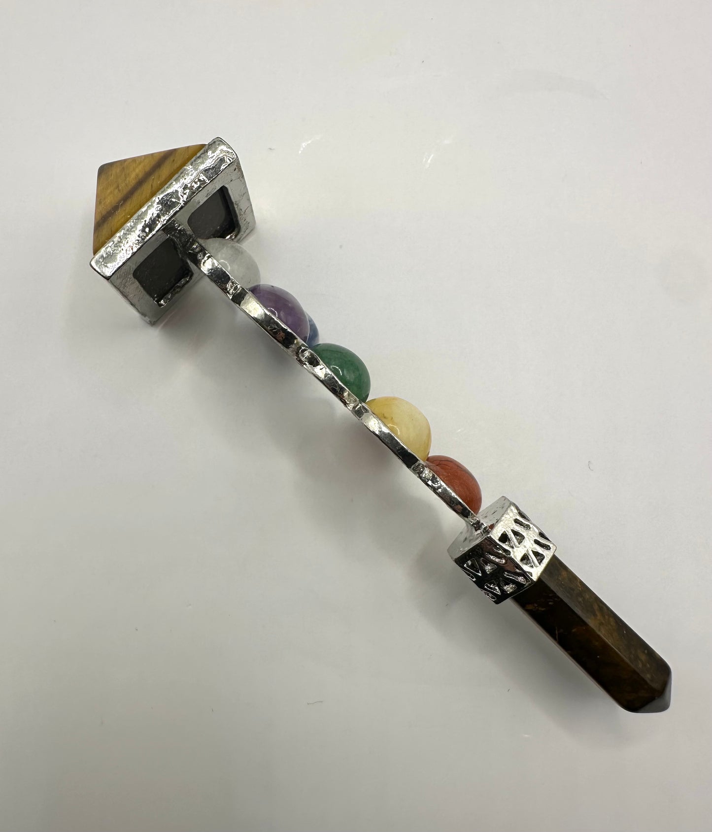 【スペイン発・全世界送料無料】チャクラの魔法のワンド(タイガーアイ)