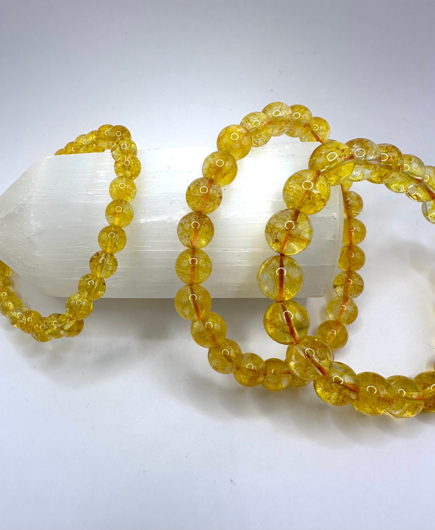 【スペイン発・全世界送料無料】高品質シトリンブレスレット７−８mm (コピー)