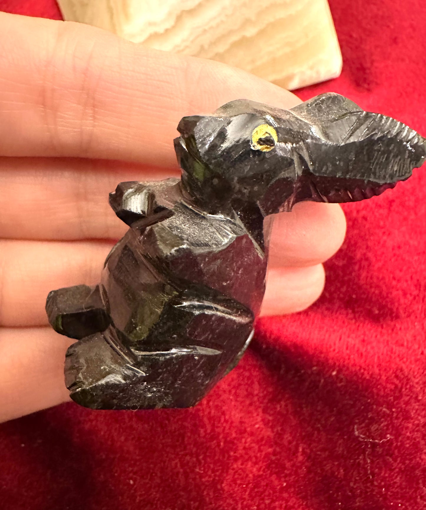 【訳あり品一点のみ送料込】オニキスうさぎ