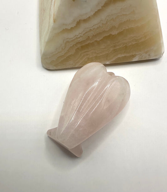 【スペイン発・全世界送料無料】 ローズクオーツエンジェル