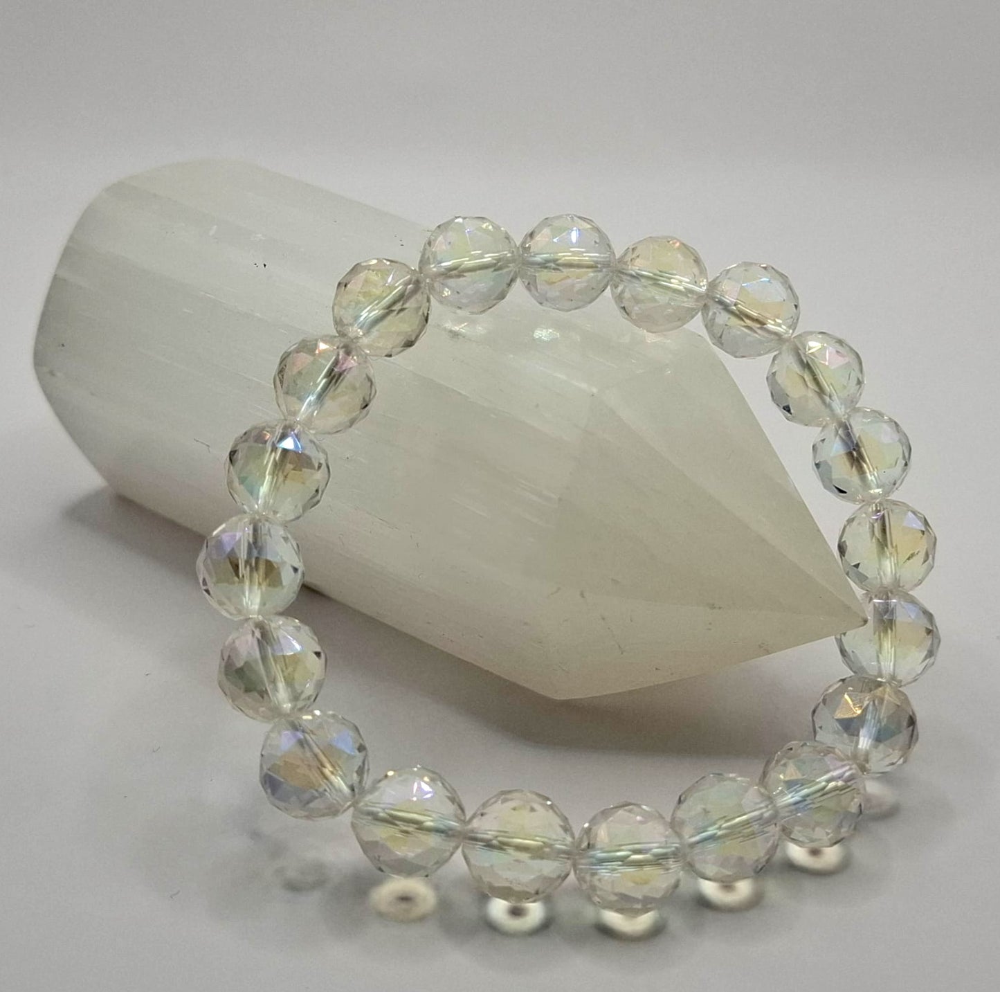 【スペイン発・全世界送料無料】オーラクオーツブレスレット８mm